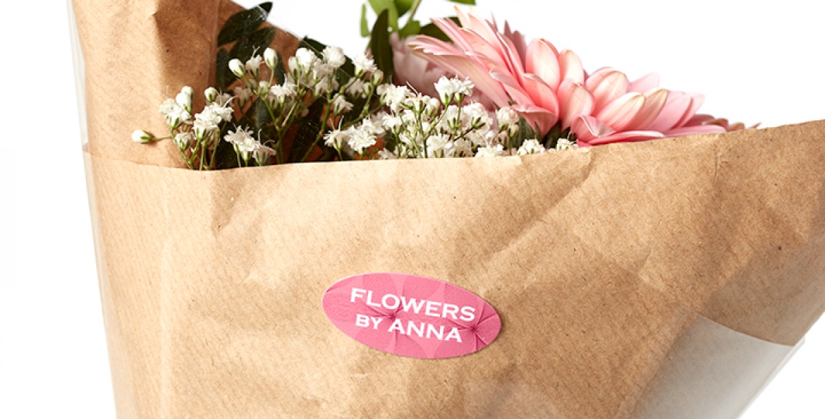 Naklejki z logo Twojej kwiaciarni